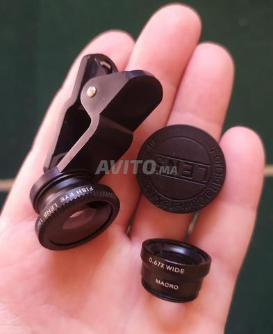 Objectif smartphone 0.67x grand angle macro fish-eye - 2