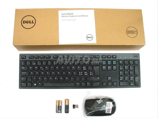 Dell KM636 Noir Pack Clavier & Souris sans-fil