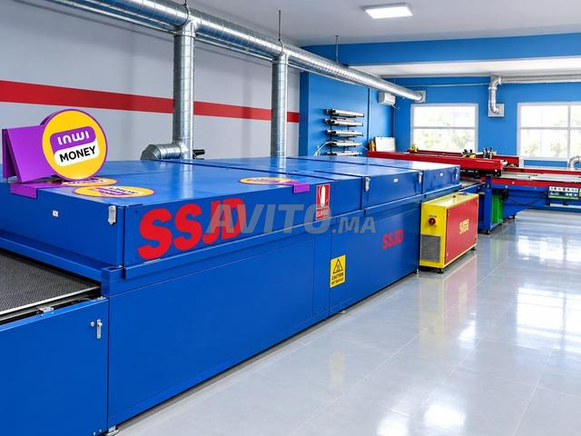 Machine de Sérigraphie Quadrichromie avec 4 Fours