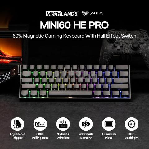 Clavier Aula mini60 HE Pro sans fil 8khz - 2