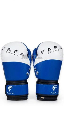 Gants de Boxe FAFA Sport Bleu/Blanc - très bon état - 2