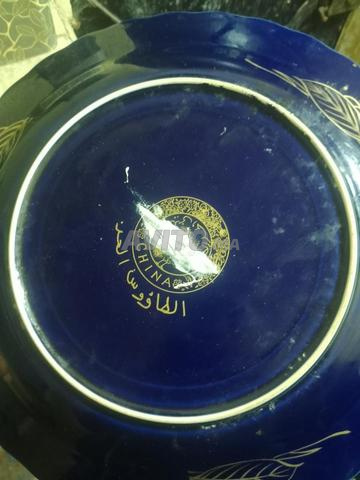 صحن طاوس أصلي كبير وجميل جداً وبدون أي عيب - 2
