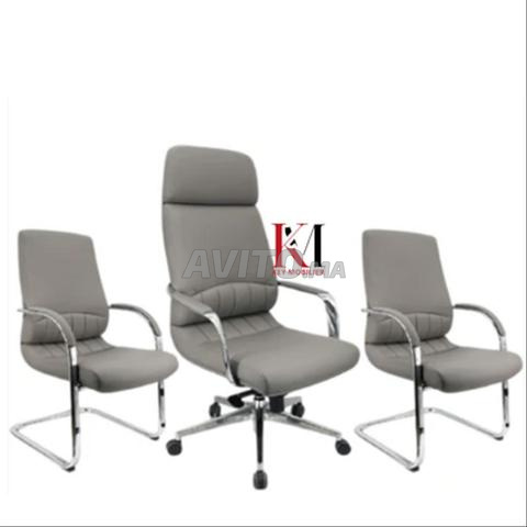 💼 Ensemble fauteuil de direction et visiteurs - 2