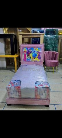 Lit une place avec matelas - 2