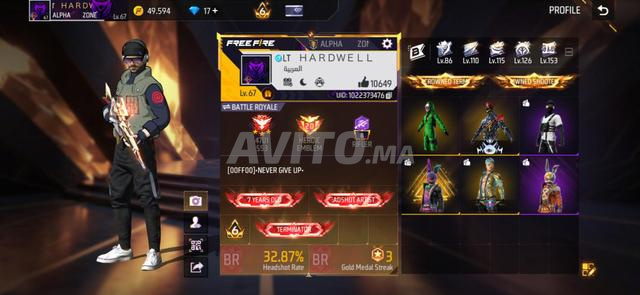 حساب FF المستوى 67 Prime 6
