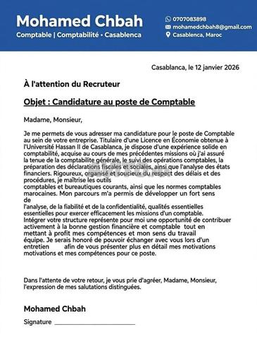 À seulement 20 dirhams - CV professionnel - 2