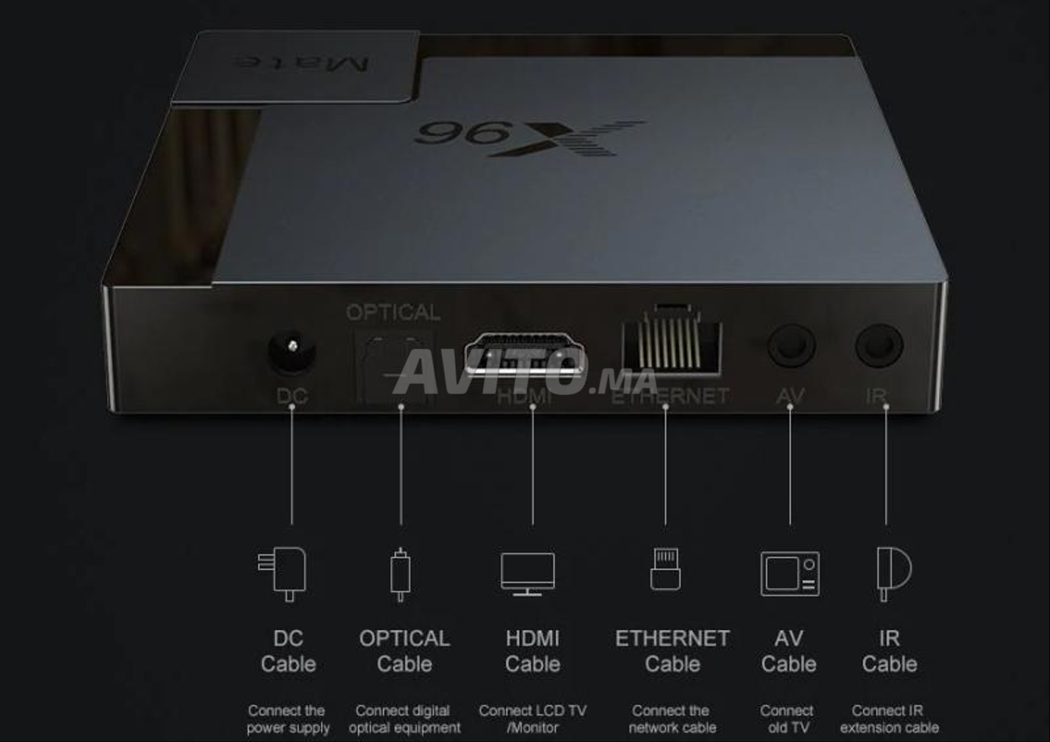 X96 TV Box Android10 4GB 128GB A CASA توصيل مجانا  - 3