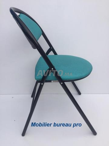 Chaise pliante accueil PRO Coloris Vert FRANCE - 2