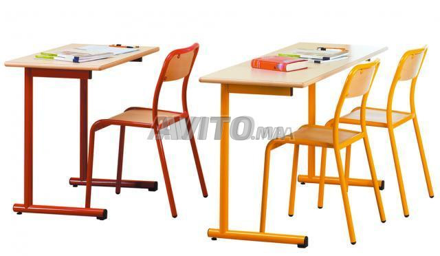 200 Table ddd et chaise écolier