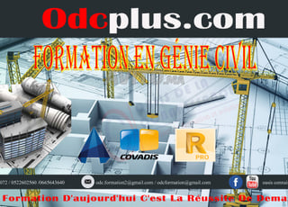 Formation Génie civile Robot Métré VRD RDM