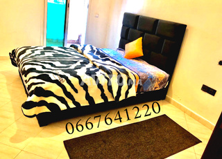 سرير مزدوج 140/190 وتوصيل متوفر