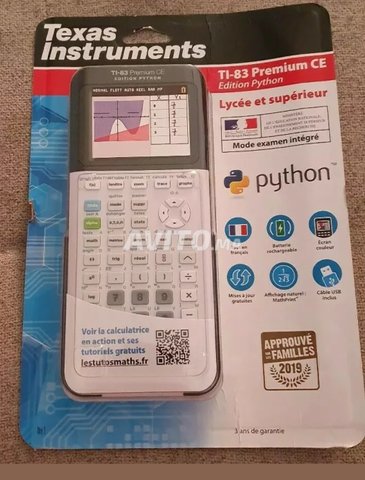 TI-83 Premium CE – Calculatrice graphique – Mode examen : :  Fournitures de bureau