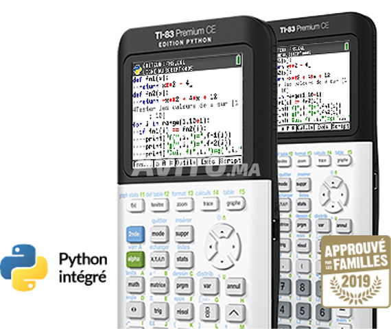 Calculatrice Texas Instruments TI-83 Premium CE – Occasion, état Correct