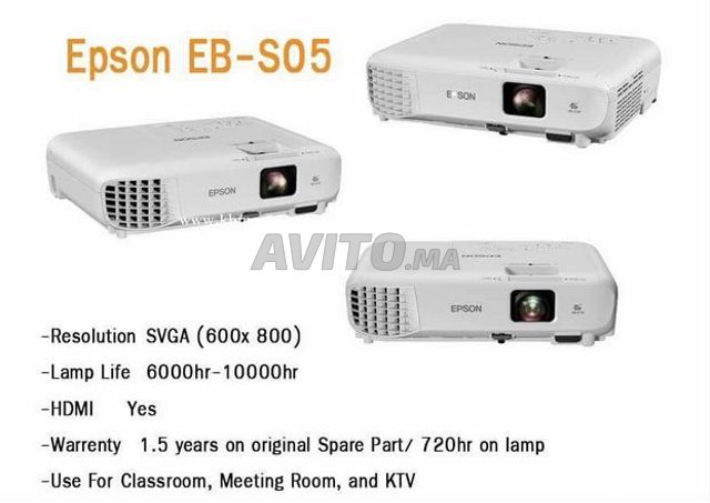 Epson EB-X05 VIDÉO PROJECTEUR  3200LM - 3