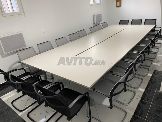 Table réunion rectangulaire plus de 20 personnes