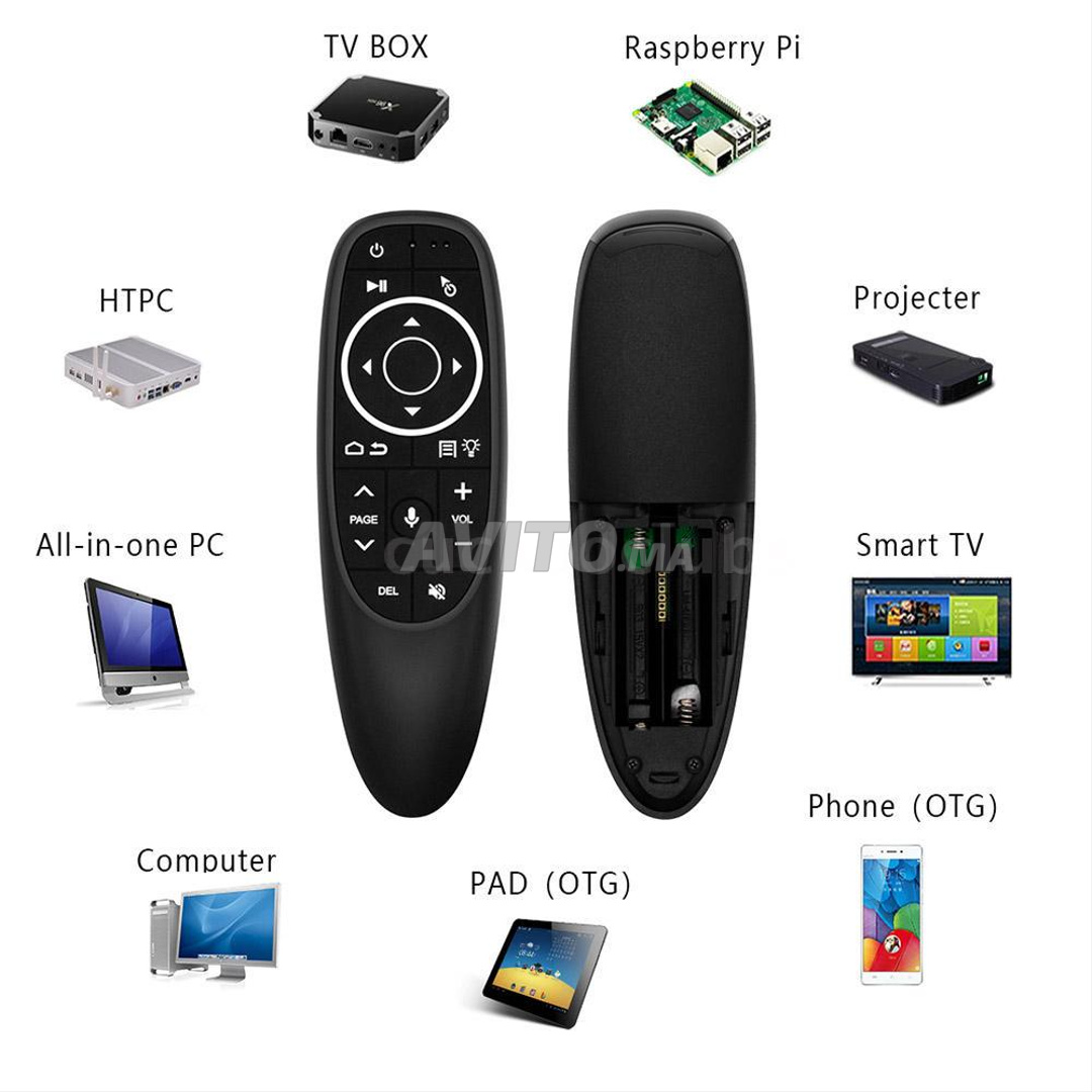 G10S PRO Smart TELECOMANDE PC smart TV  H96 x96 MI - 1