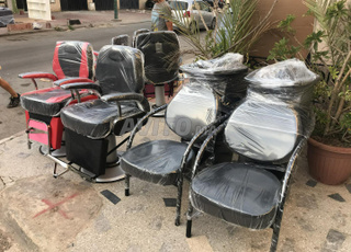 400 غسالة رأس وكرسي حلاق