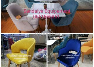 كراسي وتجهيزات المقاهي بثمن المصنع