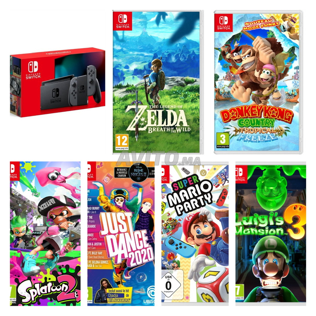 Pack Premium Nintendo switch avec 6 jeux  - 1