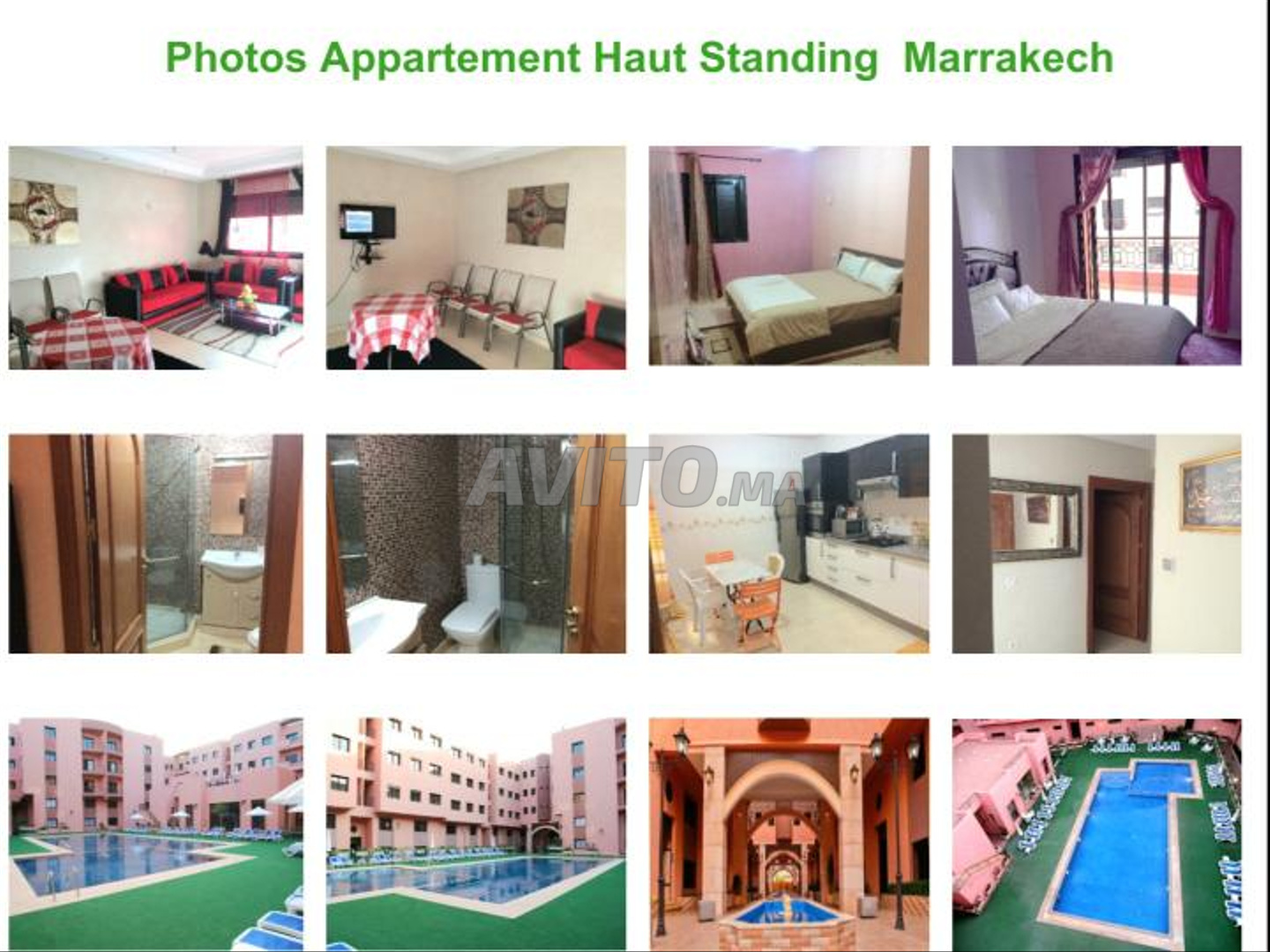 Appartement Haut Standing A Louer A Marrakech Appartements A Marrakech Avito Ma Immo