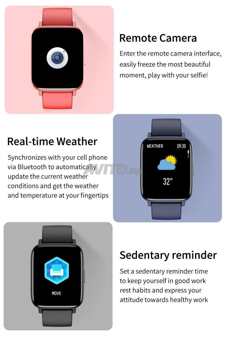 KUMI KU2S montre connectée pour hommes et femmes | ساعات و مجوهرات ب فاس |  Avito.ma | MISC