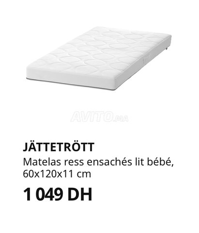 Lit Bebe Ikea Matelat Et Literie Inclus Meubles Et Decoration A Marrakech Avito Ma