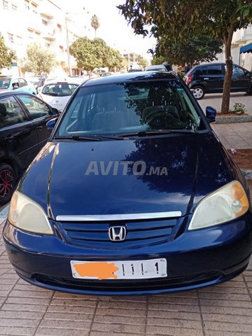 Voiture Honda Civic 2003 à rabat Essence - 8 chevaux