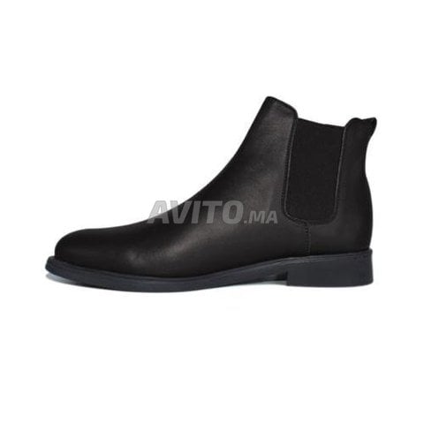 P P Bottines Homme Noir Cuir Chaussures A Casablanca Avito Ma 42978114