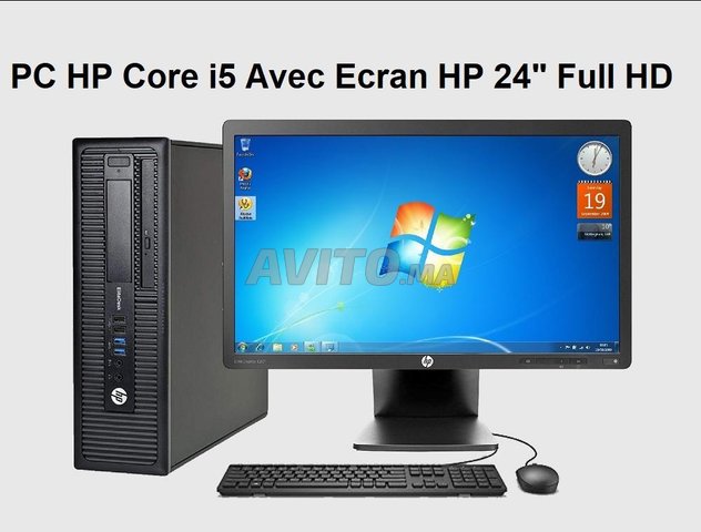 Pc Complet Hp Ordinateurs De Bureau A Casablanca Avito Ma 43184919