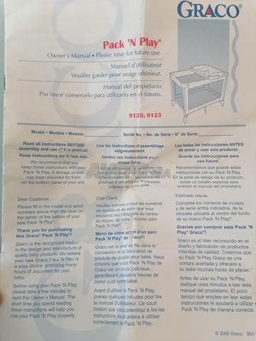 Parc Pour Bebe Pack N Play Original De Graco Equipements Pour Enfant Et Bebe A Casablanca Avito Ma