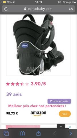 Porte Bebe Chicco You Me Equipements Pour Enfant Et Bebe A Tanger Avito Ma