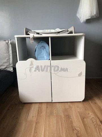 Table A Langer Pour Bebe Avec Placard Comme Neuve Equipements Pour Enfant Et Bebe A Casablanca Avito Ma