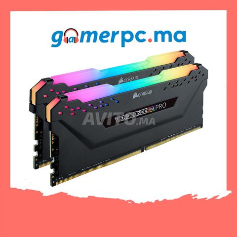 16 GO 2 x 8 GO DDR4 3200 MHz VENGEANCE RGB PRO - 1