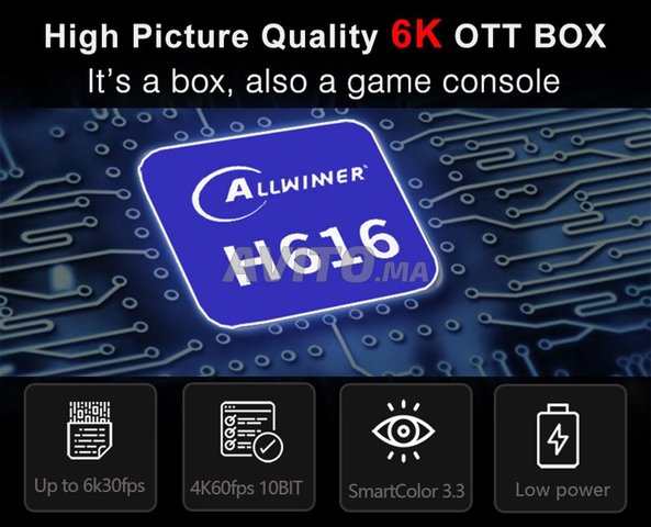 H96 MAX 6K 2021 Ultra HD TV Box 4G/64GB ANDROID 10 - 5