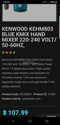 batteur Kenwood kMix - 4