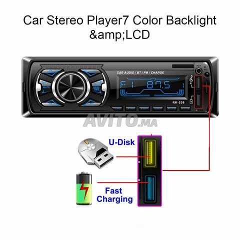 Stéréo de voiture Bluetooth - 2
