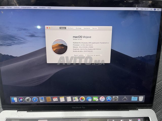 MacBook pro 2019 13 p touchbar - 1