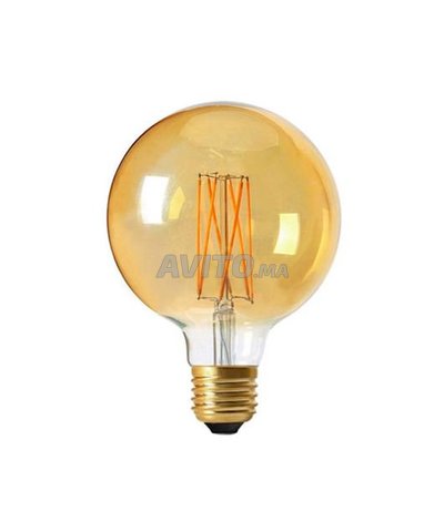 4W  Lampe Edison G95 à LED E27 Filament lumière Am - 1