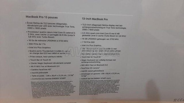 Macbook pro 13 pouces neuf - 2