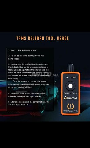 TPMS Reset Activation tool Ford/GM - 3