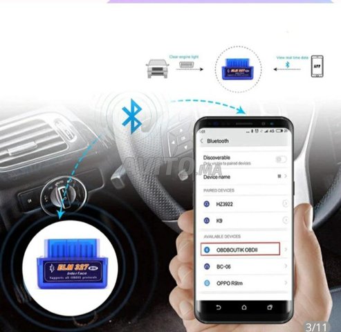 ELM 327 OBD Bluetooth Diagnostique automobile  - 3