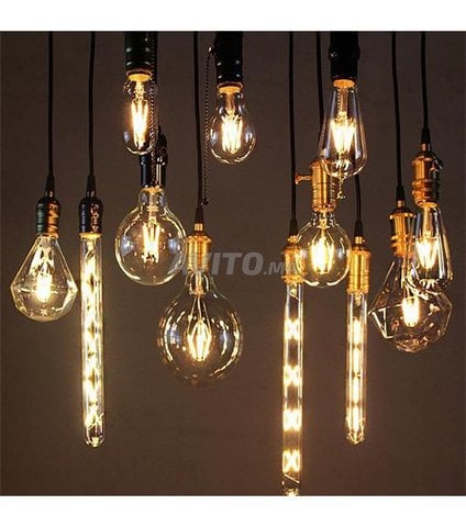LED DIMMABLE  Bulb 4W Filament E27 G95-ZS AMBRE  - 2