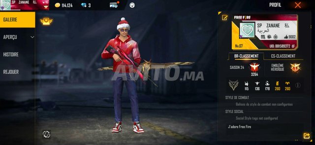Compte free fire - 1