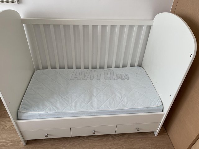 Lit Bebe Evolutif Ikea Et Accessoires Equipements Pour Enfant Et Bebe A Bouskoura Avito Ma Misc