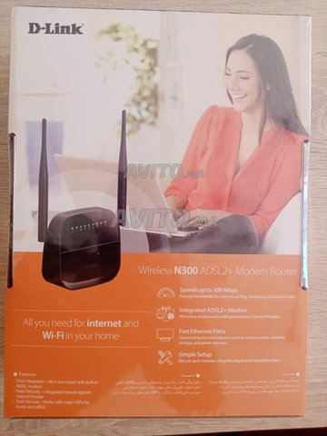 D Link Dsl 124 Wireless N300 Adsl2 Modem Accessoires Informatique Et Gadgets A Casablanca Avito Ma Misc
