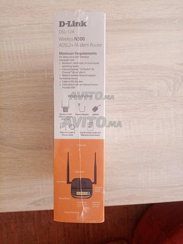 D Link Dsl 124 Wireless N300 Adsl2 Modem Accessoires Informatique Et Gadgets A Casablanca Avito Ma Misc