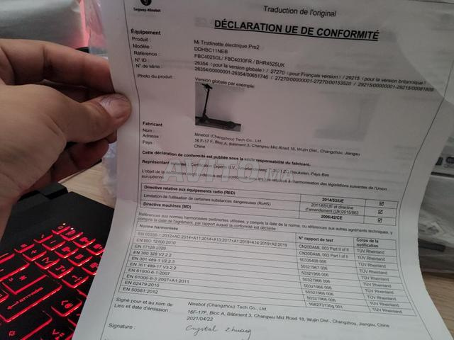 scooter électrique mi pro 2 | هوايات ورياضة ب فاس | Avito.ma | MISC