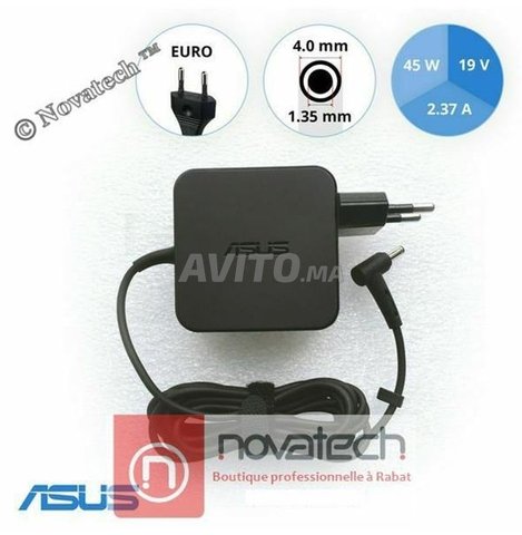 65W 4.0mm x 1.35mm Cordon d'alimentation du chargeur adaptateur