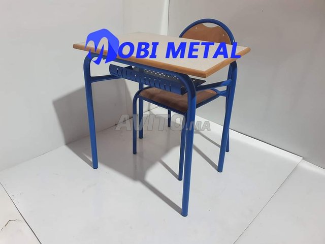 Table ordinateur semi métallique A0601 – SAHARA MOBILIER