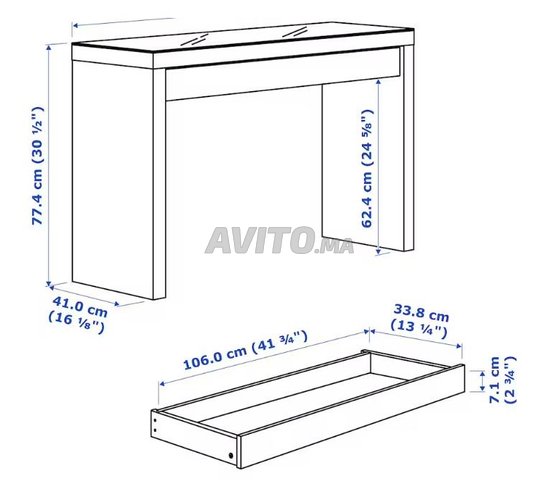 MALM White Dressing Table - Popular & Stylish - IKEA